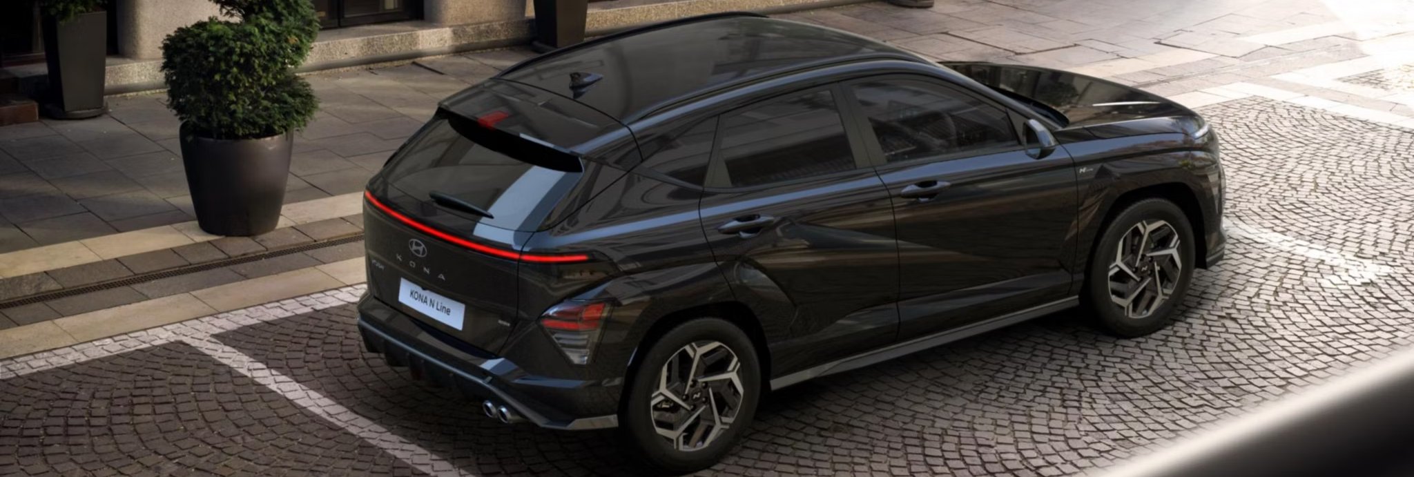 car parked on street