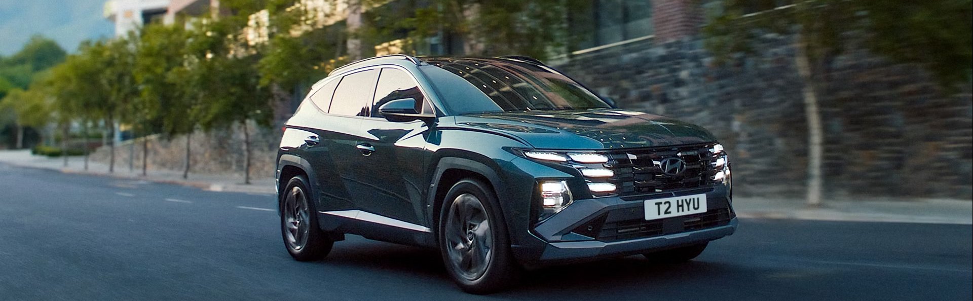 car diriving on the road