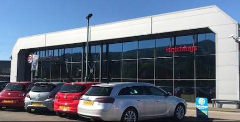 cars outside of dealership